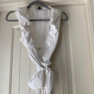 Ann Taylor Wrap around Shirt